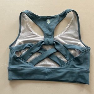 NWOT Free People Synergy Crop Top Sapphire